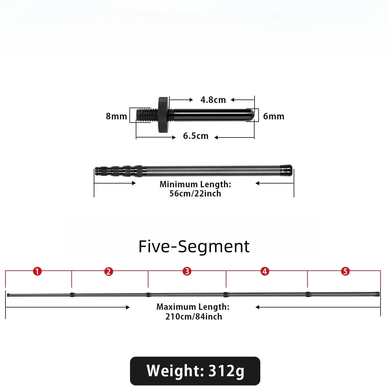 Carbon Fiber Telescopic Poles carbon fiber telescopic pole