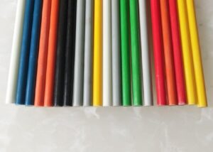 varas de fibra de vidro