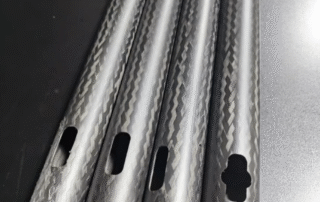 Braided reinforced pultruded carbon tubing