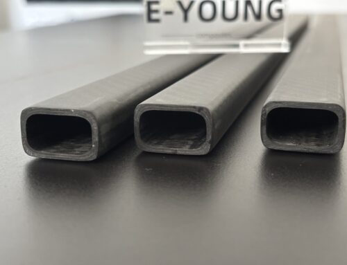 Tubi rettangolari in fibra di carbonio personalizzati