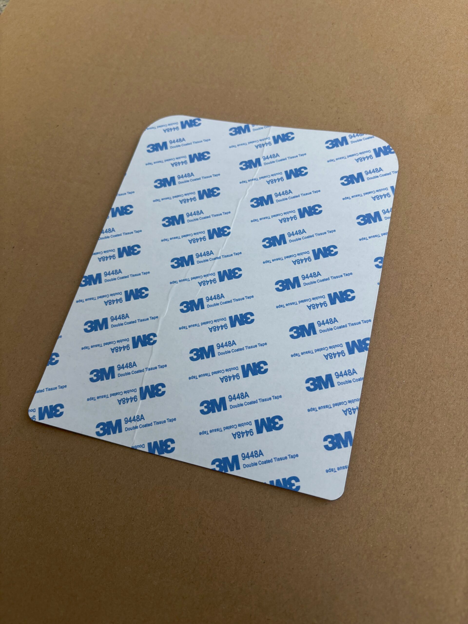 Custom-shaped carbon fiber sticker