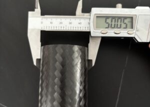 High-strength 50mm pull wound carbon fiber tube for heavy-lift drone arms by E-YOUNG Composites